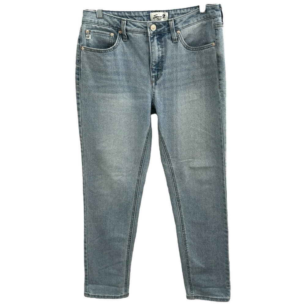 Seven7 Women’s Straight Leg Classic Blue Denim Jeans ‎ Sz 4